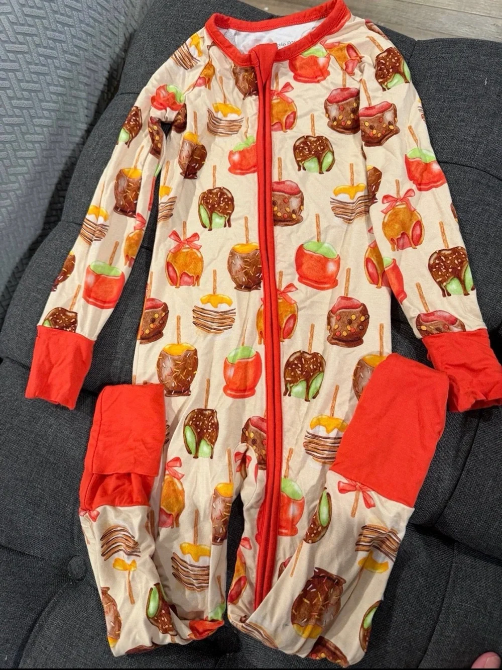 Caramel apple bamboo zippy Little Popp Crew
